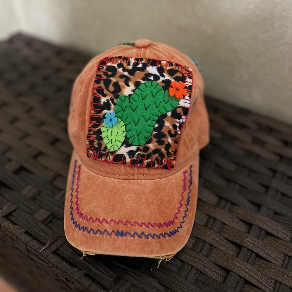 Cactus Patch Cap - Brown